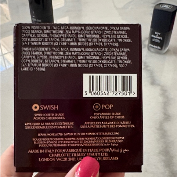 New Charlotte Tilbury 

Swish + pop blusher 
Color: Walk of no Shame 0.28 ounce - Picture 4 of 6